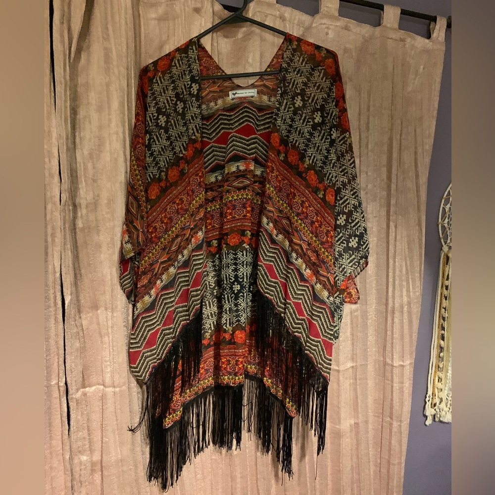 Beautiful handmade Fleetwood Mac kimono duster